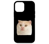 Funny Weird Cat Face Meme Silly Hilarious Cat Confused Custodia per iPhone 12 mini
