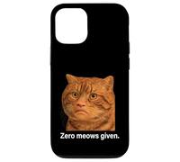 Funny Weird Cat Face Meme Silly Hilarious Mad Cat Confused Custodia per iPhone 12/12 Pro
