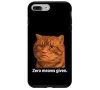 Funny Weird Cat Face Meme Silly Hilarious Mad Cat Confused Custodia per iPhone 7 Plus/8 Plus