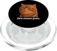 Funny Weird Cat Face Meme Silly Hilarious Mad Cat Confused PopSockets PopGrip per MagSafe