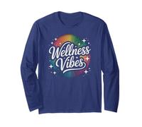 Funny Wellness Vibes OT P.E Gym Legend PTA Allenatore Maglia a Manica