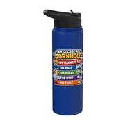 Funny Why I Lose At Cornhole Stainless Steel Insulated Water Bottle