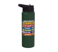 Funny Why I Lose At Cornhole Stainless Steel Insulated Water Bottle