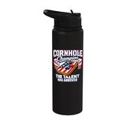 Funny Why I Lose At Cornhole Stainless Steel Insulated Water Bottle