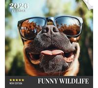 Funny Wildlife Calendar 2026: Twelve months of amusing creatures in nature