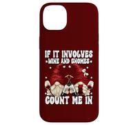 Funny Wine Gnome Couple For Drinking Wine With My Gnomies Custodia per iPhone 14 Plus