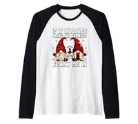 Funny Wine GNOME Couple for Drinking Wine with My Gnomies Maglia con Maniche Raglan