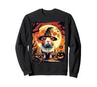 Funny Witch Guinea Pig Pumpkins Halloween Ghost Spooky Lover Felpa
