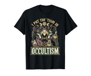 Funny Witch Women Witchy Vibes Hecate Tarocchi Pagan Halloween Maglietta