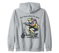 Funny Woke Frog Humor. But I'm Gay Felpa con Cappuccio