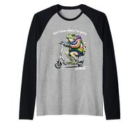 Funny Woke Frog Humor. But I'm Gay Maglia con Maniche Raglan
