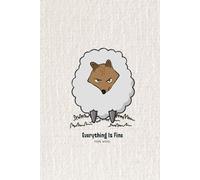 Funny Wolf in Sheep Notebook - Everything Is Fine | 6×9” Hardcover Journal, 120 Lined Pages | Cute Ironic Gift for Teens & Young Adults