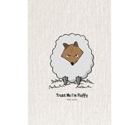 Funny Wolf in Sheep Notebook - Trust Me I’m Fluffy | 6×9” Hardcover Journal, 120 Lined Pages | Cute Sarcastic Gift for Teens & Students