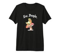 Funny Womens Cottagecore Art EW People Antisocial Frog Lover Maglietta Premium