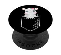 Funny Womens Girls Kids Save Endangered Rhino Pocket Lover PopSockets PopGrip Adesivo