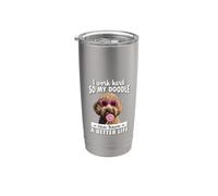 Funny Womens Work Hard Better Life Goldendoodle Doodle Lover Bicchiere termico in acciaio inox doppia parete