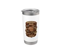 Funny Woodworker Brain Woodworking Humor Carpenter Bicchiere termico in acciaio inox doppia parete