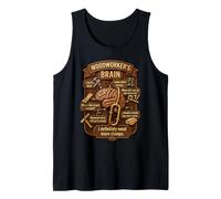 Funny Woodworker Brain Woodworking Humor Carpenter Canotta