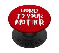 Funny Word To Your Mother Jokes Sarcastic PopSockets PopGrip Adesivo