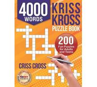 Funny Words 4000 Words Kriss Kross Puzzle Book (Tascabile) Adults Edition