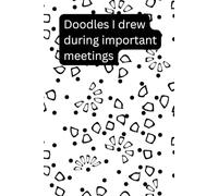 Funny work notebook - black and white - 120 page - 9x6 - lined - witty