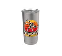 Funny Wrestling Questa avrebbe potuto essere un"e-mail Bicchiere termico in acciaio inox doppia parete