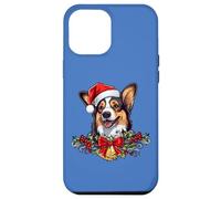 Funny Xmas Christmas Santa Black Tricolor Corgi Lover Custodia per iPhone 12 Pro Max