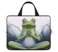 Funny Yoga Frog Custodia per computer portatile 12 pollici Business Travel Custodia protettiva per computer portatile borsa per laptop o tablet