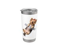 Funny Yorkshire Terrier Dog Duct Tape Meme Graphic Novelty Bicchiere termico in acciaio inox doppia parete