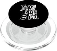 Funny You Are Even On My Level Saying Giraffe Donne Uomini PopSockets PopGrip per MagSafe