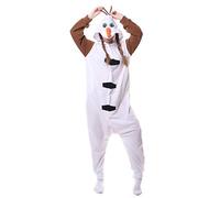 FunnyCos - Pigiama a tuta con cappuccio, per Halloween e cosplay, unisex Olaf. Small