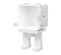 FunnyGoo MoYu Cube Robot bianco a forma di robot espositore adatto per MoYu 2x2 3x3 Cube, per riporre e visualizzare il cubo