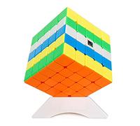 FunnyGoo MoYu Cubing Classroom Mofang jiaoshi Meilong 5 5x5 Five Layers puzzle magici cubi MFJS cubo 5x5x5 con supporto (Multicolore Stickerless)