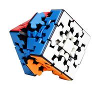 FunnyGoo YuMo Gear Cube 3 x 3 puzzle cubo puzzle 3D liscio Twist multicolore