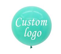 Funnysquee Palloncini pubblicitari in lattice da 91 cm, personalizzabili con logo o immagine, palloncini personalizzati per ogni occasione (100 pezzi)