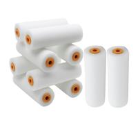 FUNOMOCYA 10 Pezzi Coperture Rullino Pittura Piccolo in Manicotti Sostitutivi per Telaio Morbidi e Resistenti per Pittura Muro e Imbiancatura Casa