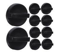 FUNOMOCYA 10 Pezzi Dado Bloccaggio Alta Precisione Copri Vite in Plastica Nero per Alloggiamento Filtro Aria Motosega Compatibilità Ampia per Taglio Legna Outdoor