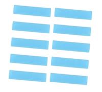 FUNOMOCYA 10 Pezzi Set da 10 Protezioni Antiscivolo per Penne in Silicone Blu, Compatibili Penne Gel e Matite, Design Ergonomico, per Scuola e Disegno, Dimensioni 40x10 Mm