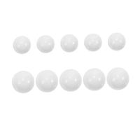 FUNOMOCYA 10 Roulette Wheel Beads Acrilico Resistente Palline Bianche Rotonde per Giochi da Tavolo Accessori Sostitutivi Compatibili con Ruote per Serate e Feste