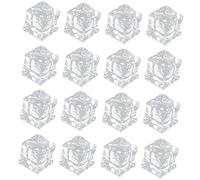 FUNOMOCYA 100 Cubetti Di Ghiaccio Finto in Acrilico Trasparente Realistico Oggetti Di Scena Per Decorazione Fotografica Riempitivo Per Vasi Di Ghiaccio