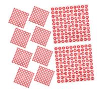 FUNOMOCYA 100 fogli Adesivi Numerici Autoadesivi Impermeabili su Bianco per Classificazione e su Piane per Organizzazione e Etichettatura Manuale