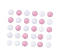 FUNOMOCYA 100 Palline da Gioco in Plastica Spessa Rosa e Bianca per Piscina di Palline, Set 100 Pezzi per Gioco in Casa, Giardino e Vasca da Bagno
