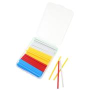 FUNOMOCYA 100 Pezzi Bastoncini Contabili in Plastica Colorati per 7,8x0,4x0,4cm per Pratica Aritmetica e Ordinamento Colori Uso Domestico e Homeschool