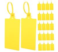 FUNOMOCYA 100 Pezzi Etichette da Spedizione con Filo Tag per Bagagli Etichette per Multi Colore per e Merci
