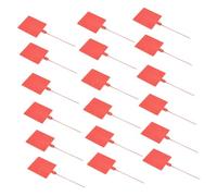 FUNOMOCYA 100 pezzi Fascette per con Integrata Rosse Zip Ties in Plastica Resistenti Temperature Estreme per e Logistica