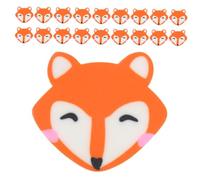 FUNOMOCYA 100 pezzi Gomme da Cancellare Mini Volpe Morbide e Portatili Gommine Forma di Animale per Premi Scolastici e Progetti Artistici Eraser per Matite e Pastelli Regalo per Scuola e