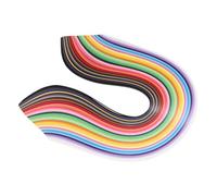 FUNOMOCYA 1000 Pezzi Strisce di Carta per Quilling 5mm, Materiale Creativo | Progetti Artistici e Cartoline Fai, Flessibili, Facili da Usare, per Tutte le Età