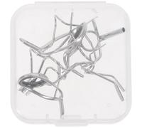 FUNOMOCYA 11 Pezzi Kit Punte Guida Canna da Pesca in Acciaio Resistente Accessori Professionali per Pesca Mosca e Lago Facili da Installare