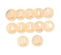 FUNOMOCYA 12 Mensili in Intagliato per Ragazzo per Ricordare e Celebrare la del Primo Regalo Nascita e Shower per Ragazzo