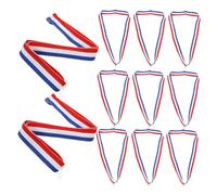 FUNOMOCYA 12 pezzi Nastro per Medaglie Collo e Blu Multifunzione per Sportive Feste e Competizioni Facile Aprire e Chiudere Adatto per Eventi Indoor e Outdoor